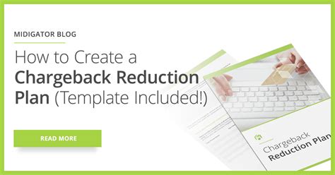 Chargeback Reduction Plan Template